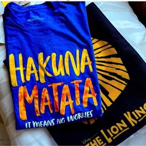 NWT The Lion King bundle. Bag and t-shirt. Size M.